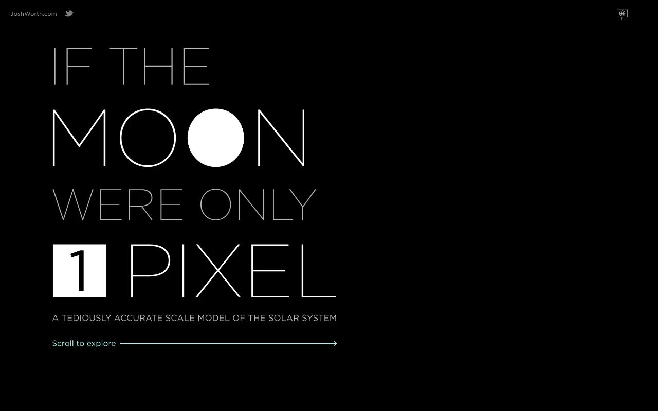 Screenshot of If the Moon Were Only 1 Pixel
