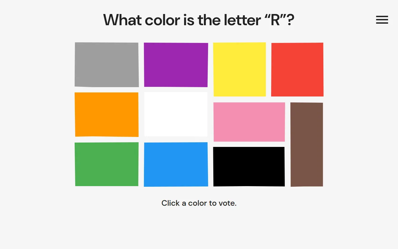 Screenshot of Color Associations