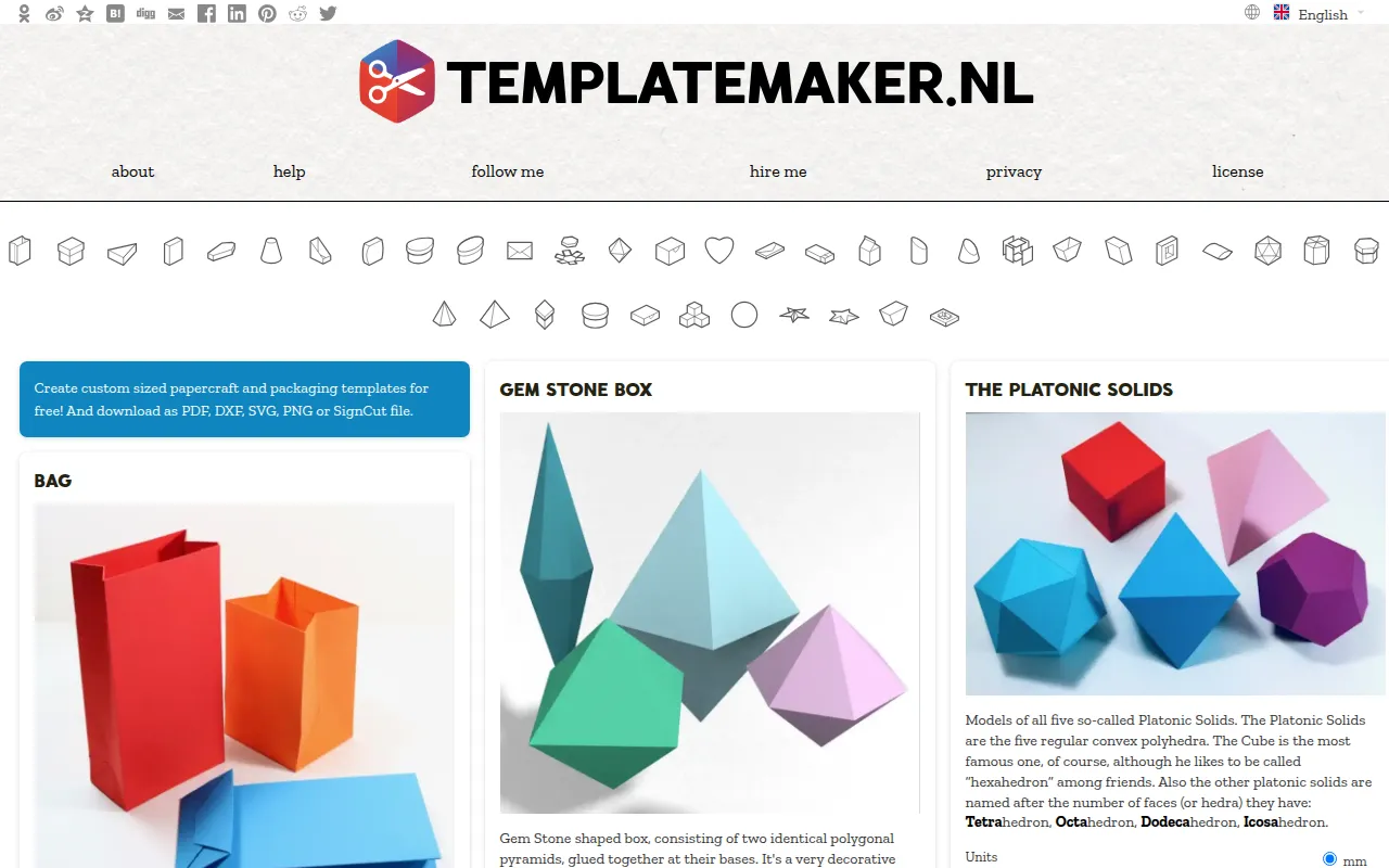 Screenshot of Template Maker: Custom DIY Patterns